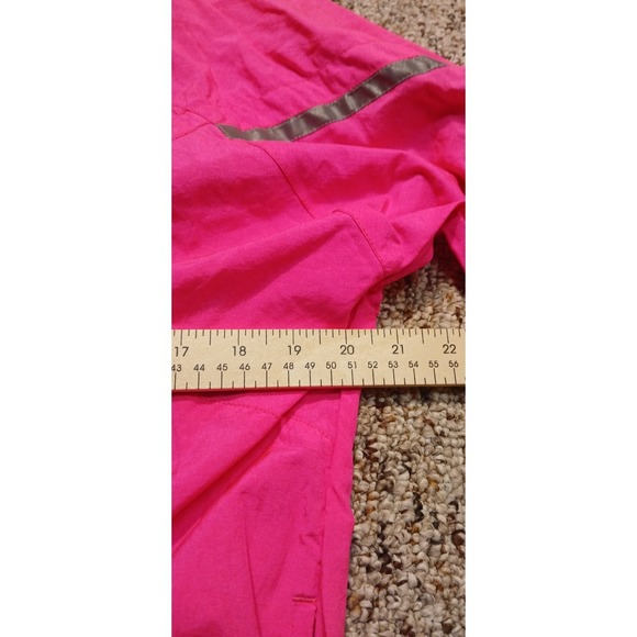 Vintage 80s 90s Nike Neon Pink 1/2 Zip Windbreaker Jacket Womens Medium - Picture 5 of 9